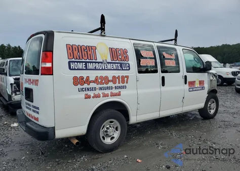 2020 Chevrolet Express G2500 from USA, damaged, VIN 1GCWGAFG2L1263265